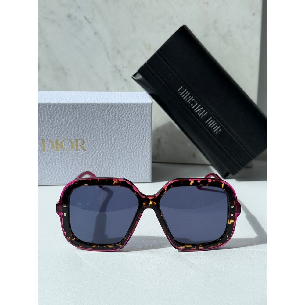 NEW Dior DiorHighlight S1I Sunglasses in Havana Pink $490 - Picture 5 of 7